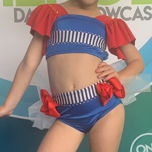 Two piece dance costume